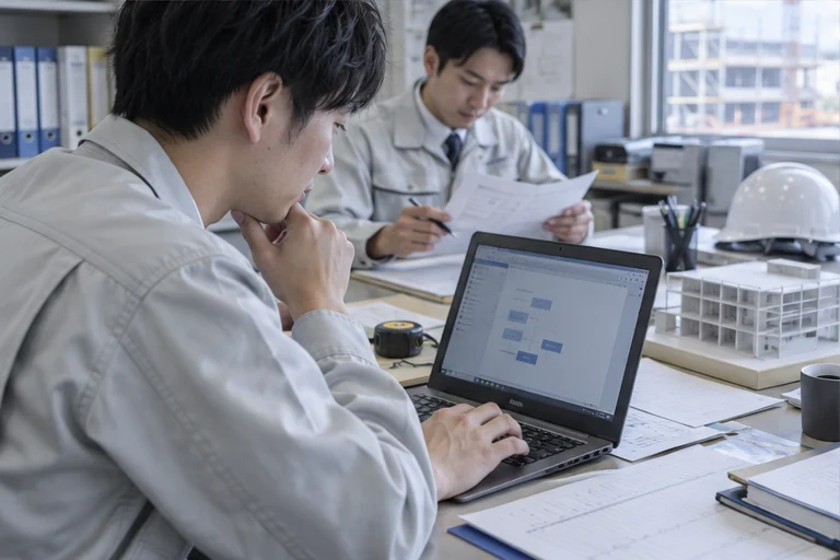 建設・内装の業務をイメージした生成写真